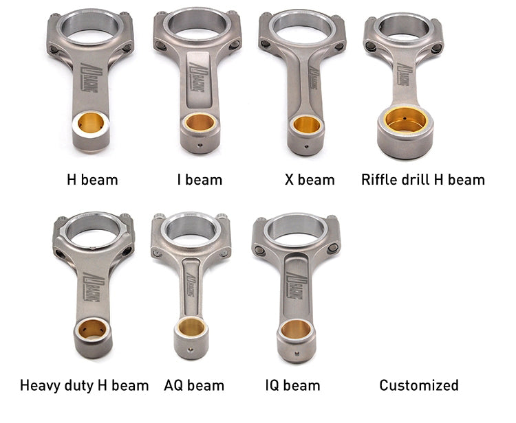 Adracing Custom Performance H Beam Forged 4340 Steel Racing RS6 Connecting Rod For Audi A8 4.2L Conrod