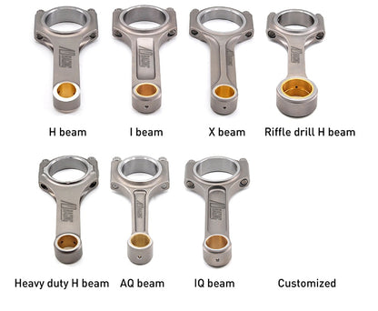 High Performance 4340 H-Beam Conrod For Ford Duratec 2.3L Pleuel Bielle Connecting Rod